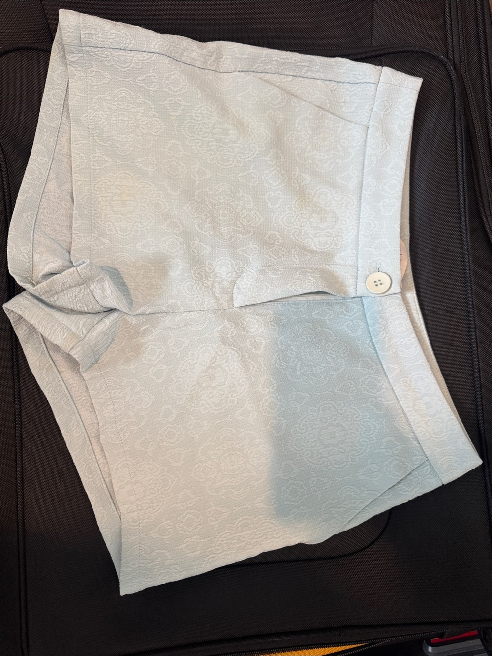 Light Blue Floral Jacquard Women’s Shorts